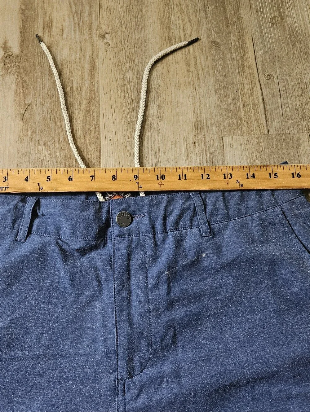 Faherty Men's Navy Blue Drawstring Casual All Day Shorts Size 32 9